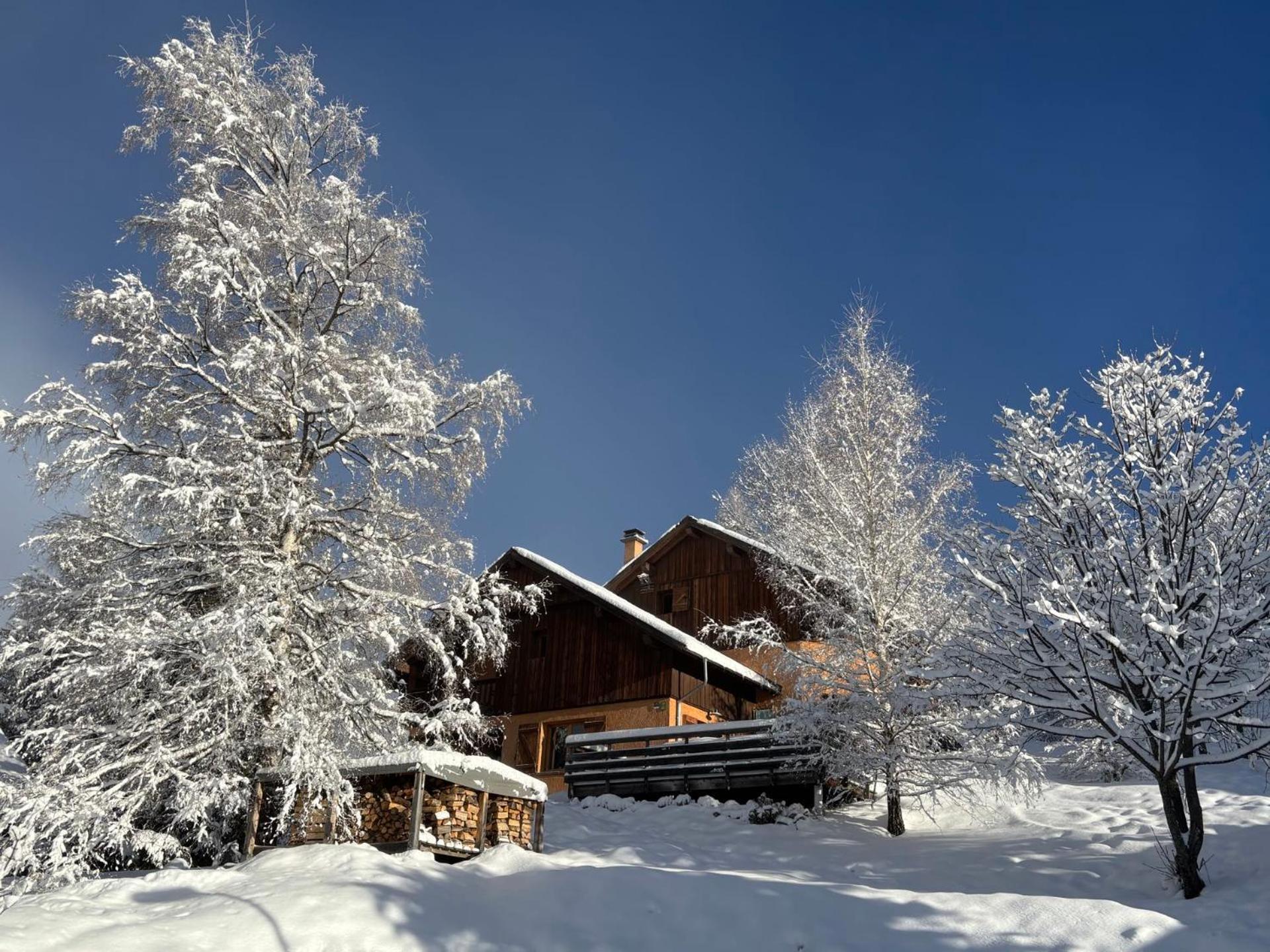 Chalet Rouge ou Blanc Villard-Reculas Extérieur photo